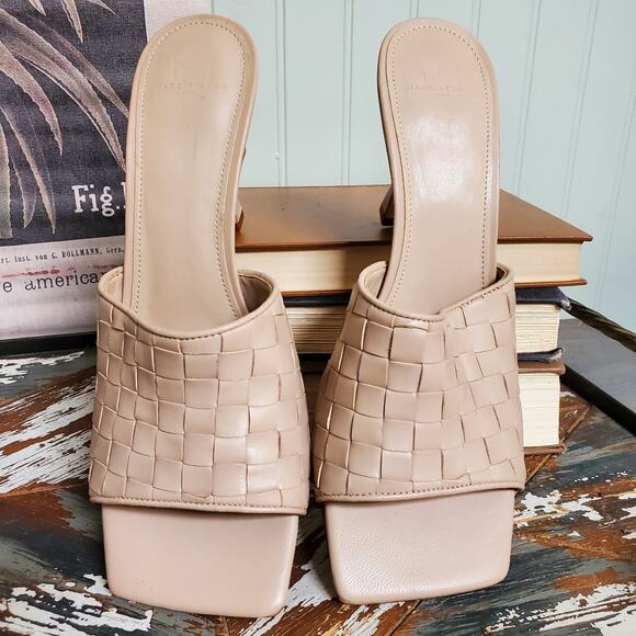 Marc Fisher LTD Dara Square Toe High Heel Sandals US W10 - Picture 2 of 9